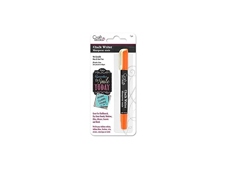 Chalk Writer, Mess Free, Wet-erasable marker Orange