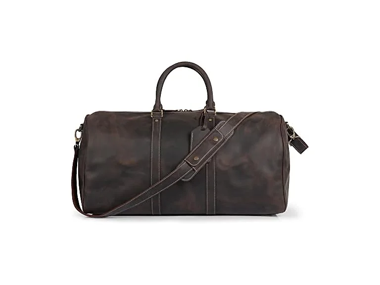 Londo Genuine Top Grain Leather Duffle Bag