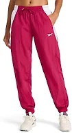 Reebok Women’s BV Woven Pant, Standard Fit, 29” Inseam, Lightweight Nylon Crinkle Woven Fabric, Vector Very Berry, X-Large
