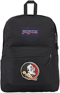 JanSport NCAA Officially Licensed Backpack, Florida State Seminoles, Superbreak Plus with Padded 15'' Laptop Sleeve, Spacious Computer Bag for Men & Women, Durable Daypack with Bottle Pocket, Black