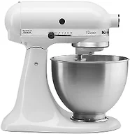 KitchenAid K45SSWH 4.5-Qt Tilt-Head Stand Mixer White