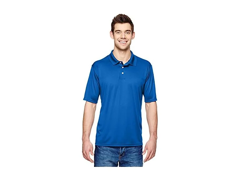 Hanes Men (S) Dri® Men's Polo Deep Royal