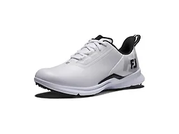 FootJoy Men's FJ Fuel Golf Shoe, White/White/Black, 8.5