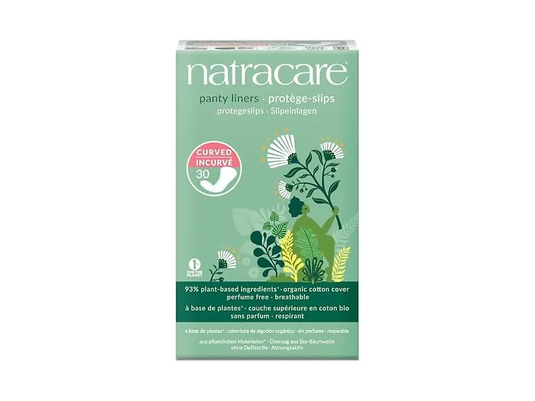 Natracare | Panty Liners Curved 30 Count