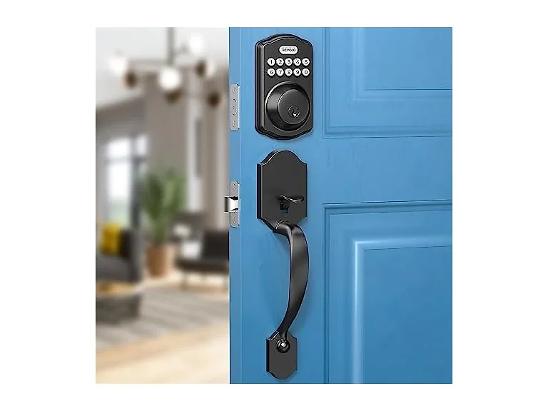 Revolo RE001 Electronic Keypad Deadbolt, Keyless Entry Door Lock, Keyed Entry  (Open Box)
