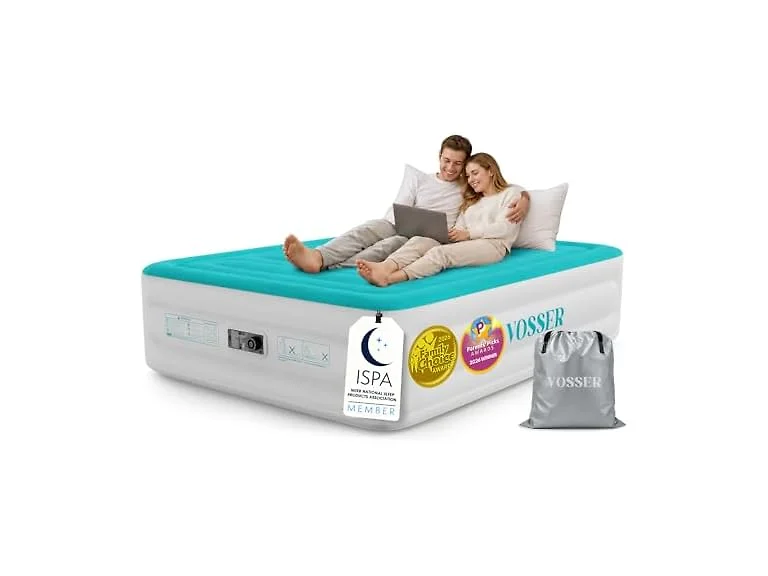 VOSSER Queen Air Mattress, Built-in Pump