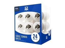 Escalade Sports FWD-ESC-COL-1173 College Team Ping Pong Balls 24-Pack Colorado Buffaloes 