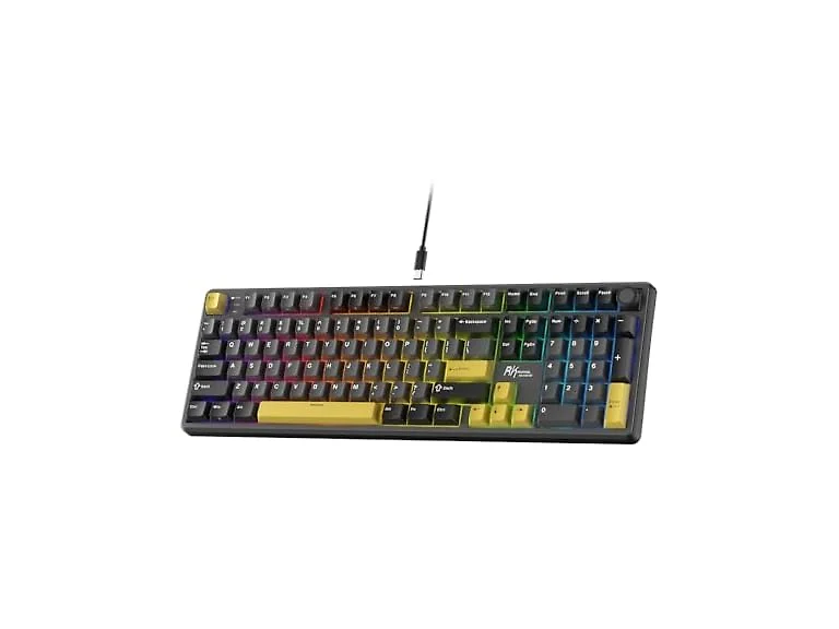 RK ROYAL KLUDGE X104 Wired Full Size Gaming Keyboard