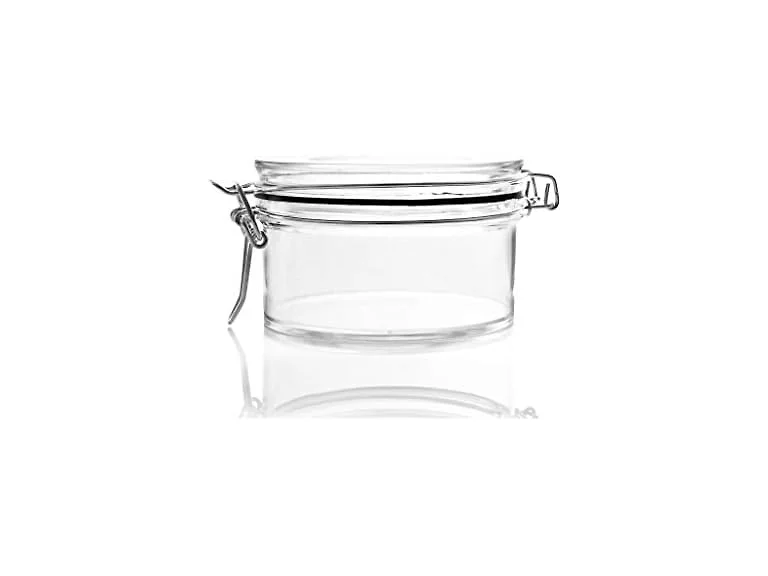 Mason Flat Jar, 10 oz - Glass, Case Pack of 24