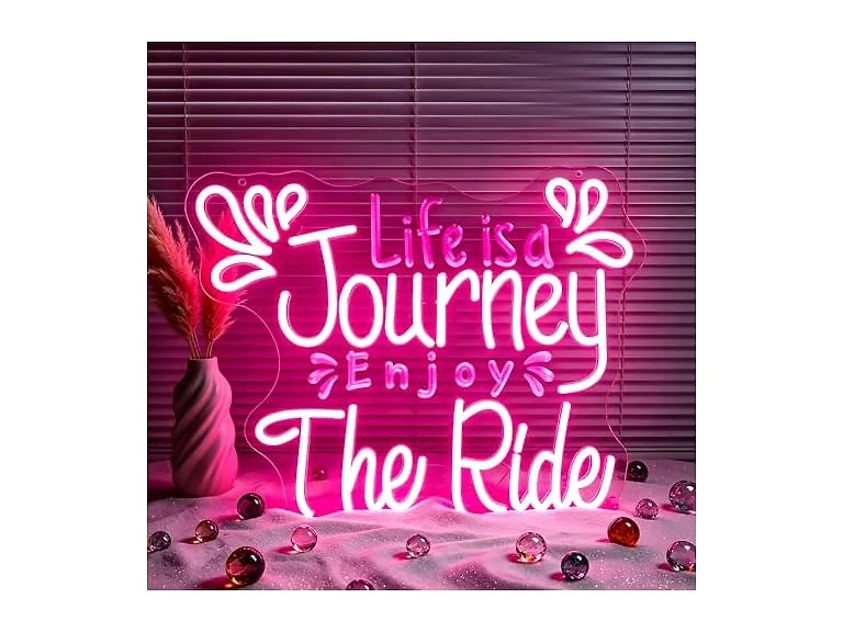 Whfobfe Positive Quote Neon Sign for Wall