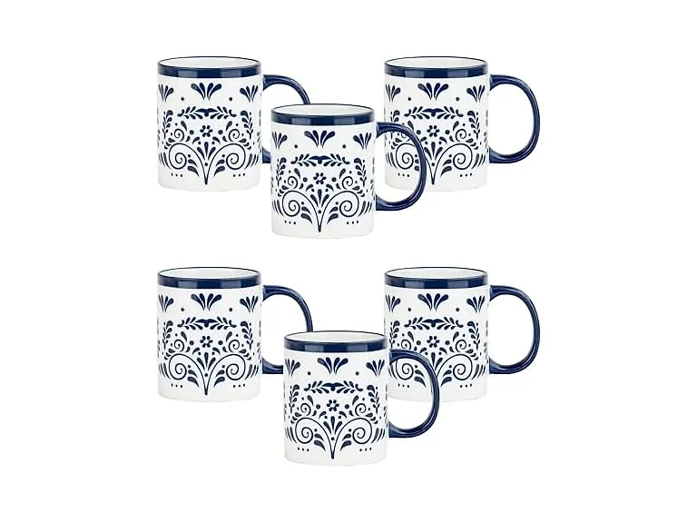 10 Strawberry Street Talavera Dinnerware, Set of 6 