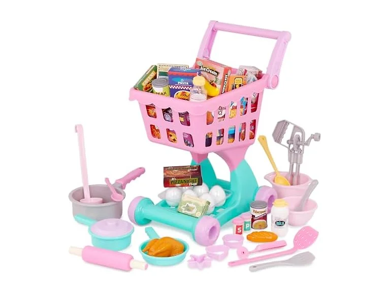 Battat – Play Circle – Shopping Cart & Grocery Set for Kids