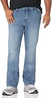 Amazon Essentials Men's Jeans, Slim Fit Stretch, Bootcut - Discontinued Colors, Light Wash, 42W x 34L