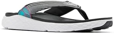 Columbia Men's PFG Castback Flip, Black/Geyser, 7