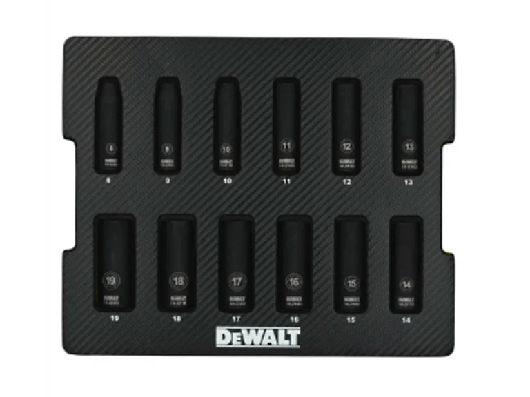 DEWALT DWMT45447 12pc 3/8 in. Metric Impact Socket