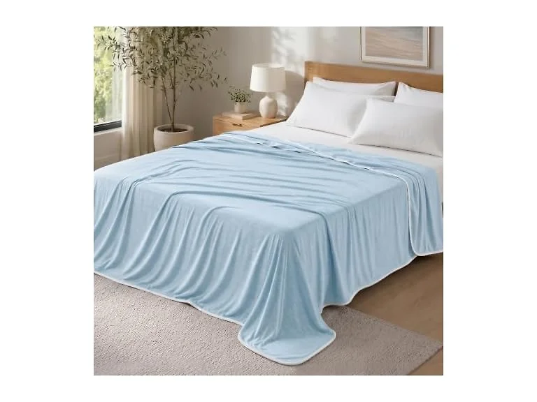 PHF Sky Blue Cooling Blanket Twin Size 60"x80"