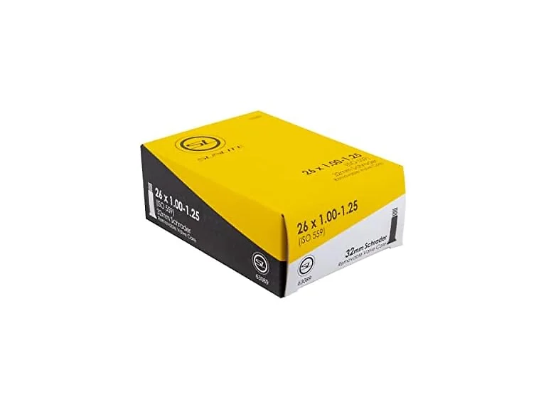 Sunlite Schrader Valve Bicycle Tubes, 26 x Valve