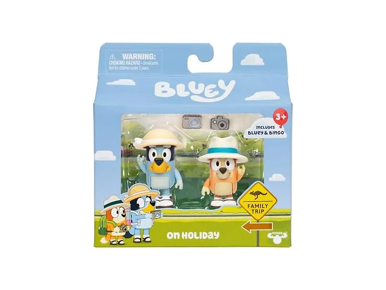 BLUEY 2pk Holiday Toy Figurines
