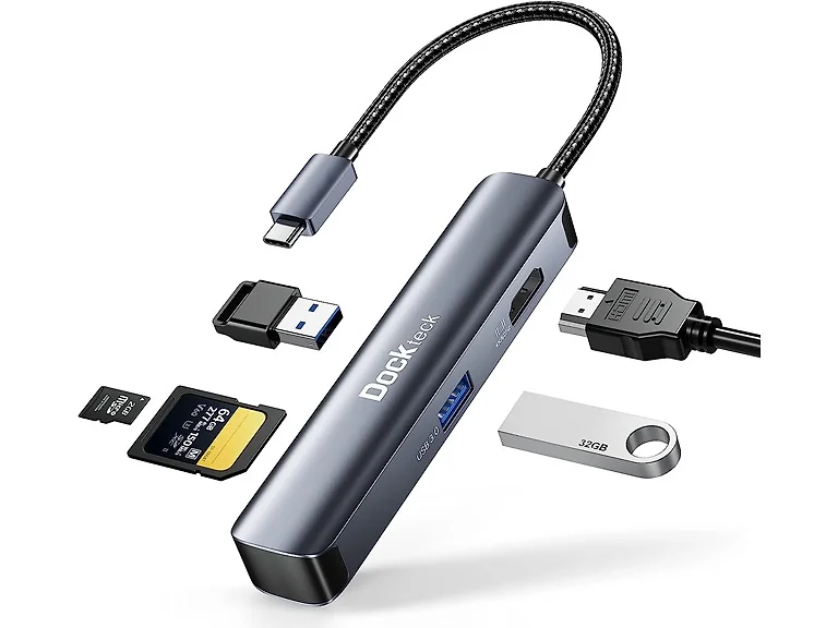 Dockteck USB C Hub 4K 60Hz