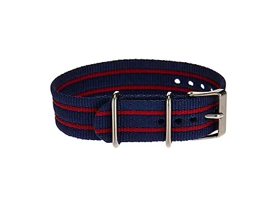 Timex Weekender 20mm Blue/Red Stripe Strap