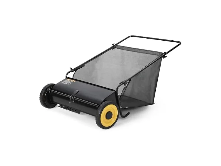 GAOMON 26-Inch Push Lawn Sweeper, Black