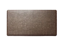 J&V TEXTILES EMB05 17*28 17 in. X 28 in. MEDALLION EMBO