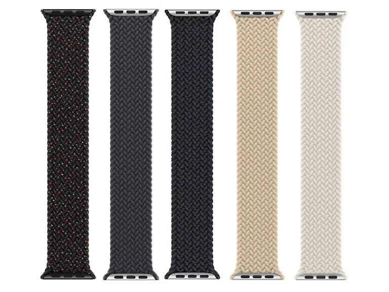 Apple Watch Braided Solo Loop - Black, White Hues