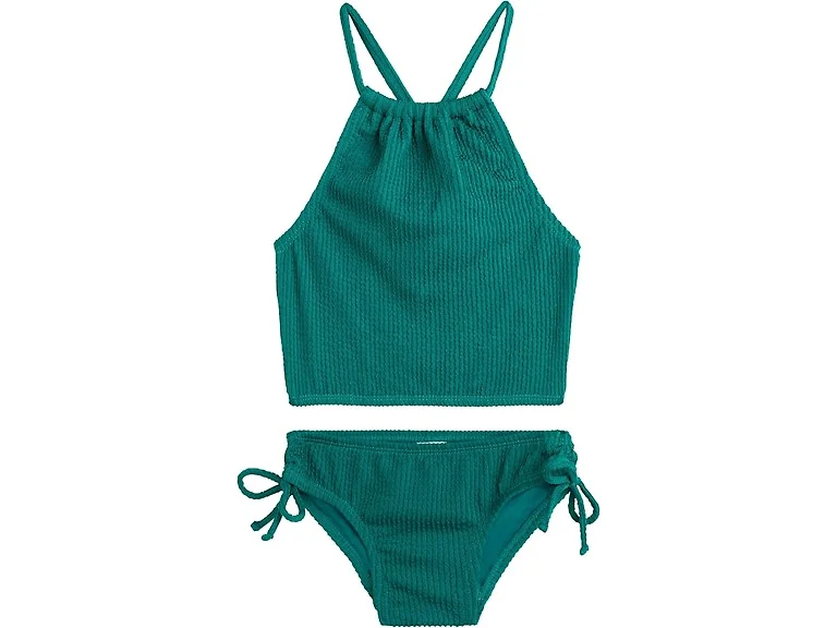 Kanu Surf Girls (6) Halter Popcorn Solid Green