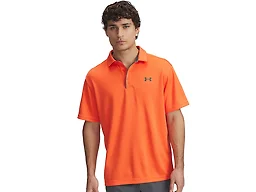 Under Armour 1290140 Small Under Armour Men's Tech Polo Fire / Pitch Gray