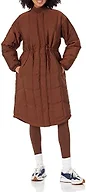 Amazon Essentials Women's Oversized Quilted Coat (Available in Plus Size), Deep Brown, XX-Large