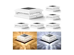 Bosceos KN0001 Solar Post Cap Lights 6-Pack