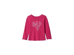 GAP Baby Girls Short Sleeve Graphic Tee Vivacious Pink 19-2045 18-24M