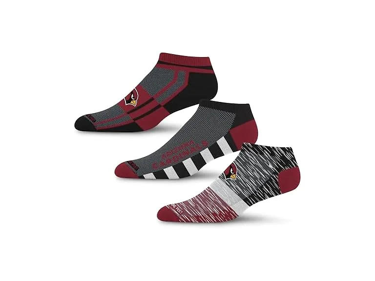 NFL Stripe Stack 3 Pack Ankle Sock