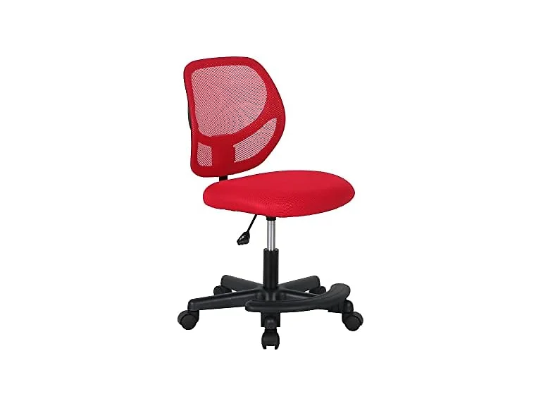 Amazon Basics Kids Adjustable Height Mesh Low-Back Swivel Desk Chair