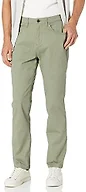 Amazon Essentials Men's Athletic Fit Chinos, Work Pants, 5-Pocket, Cotton Stretch, Dark Olive, 29W x 34L