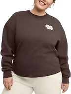 Hanes Women's Originals Fleece Sweatshirt, Midweight Sweatshirt for Women, Good Days Ahead