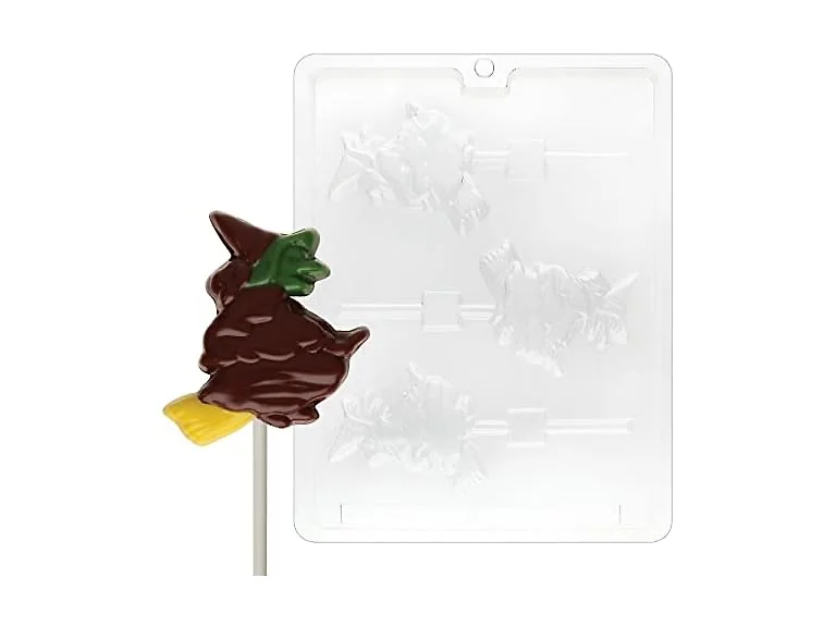 WITCH ON BROOM LOLLY
