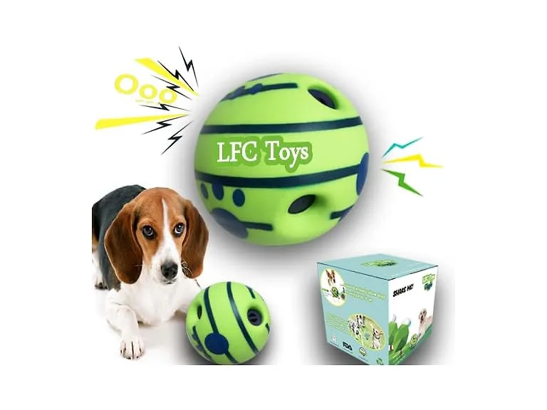 LFCToys 4''Wobble Giggle Dog Ball,Strange Dog