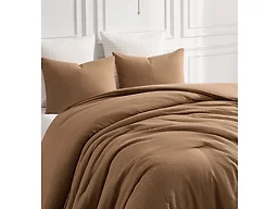 Kathy Ireland 3 Pc Waffle Comforter Set