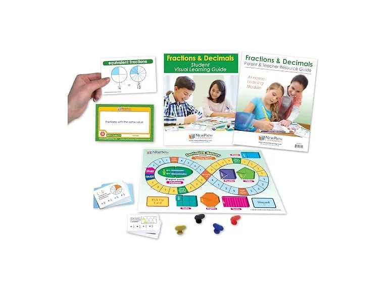 NewPath Fractions & Decimals Skills Kit - Grades 3-5
