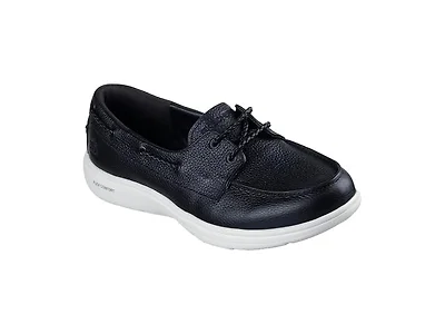 Skechers Women's On-The-Go Flex Radiant Leather Boat Shoe