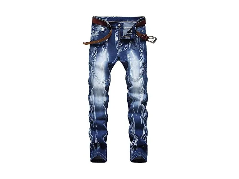 Enrica Men (34) Contrast Jeans Skinny Pants