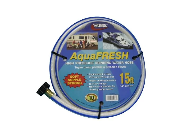 Valterra AquaFresh 1/2in x 15ft RV Hose