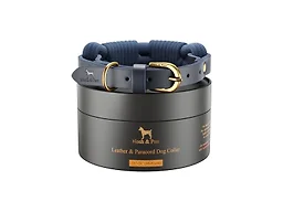 NOAH & PAW CR-LP-DB-L L NOAH & PAW XL Dog Collar Dar