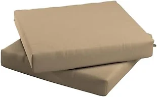 Set of 2 Chair Pad Cushion Bei