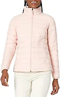 Amazon Essentials Women's Lightweight Long-Sleeve Water-Resistant Packable Puffer Jacket (Available in Plus Size), Rose, X-Small