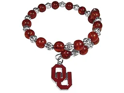 NCAA Oklahoma Sooners Snowflake Bracelet