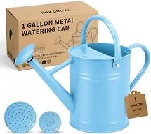 PHX Grove W2396 Metal Watering Can Sunflower1