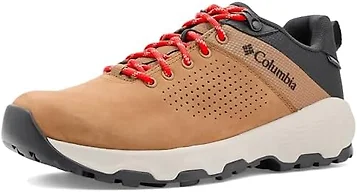 Columbia Women's Newton Nimble Leather, Elk/Poppy Red, 10.5