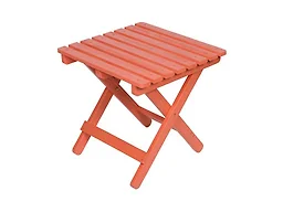 Shine Company 4119OP Square Wooden Folding Side Table Orga